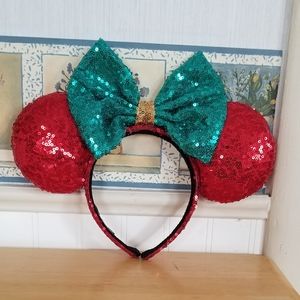 Christmas Disney inspired Mickey Mouse ears